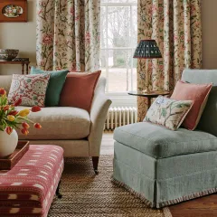 Colefax & Fowler - Red /G rey Livingroom