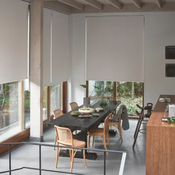 Luxaflex Dining Room Blinds - Big Windows
