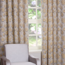 SLX Readymade Curtain – Bloom Saffron