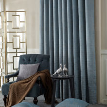 SLX Readymade Curtain – Marble Azure